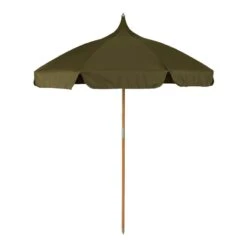 Ferm LIVING Parasol Lull, Hêtre - Vert Olive
