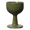 Ferm LIVING Verre à Vin En Céramique Floccula, Vert 1 Ferm LIVING Verre à Vin En Céramique Floccula, Vert -Ferm Living FL1104266296 fermLIVING FlocculaWineGlass Green 1104266296 pack 1 kb