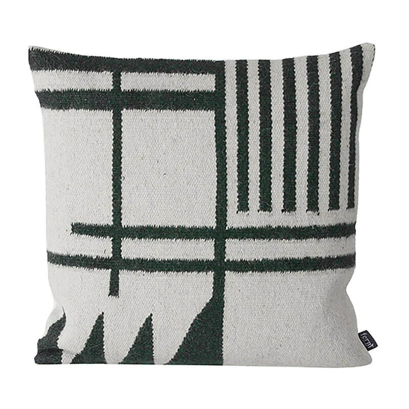 Ferm LIVING Coussin Kelim, Black Lines 3 Ferm LIVING Coussin Kelim, Black Lines