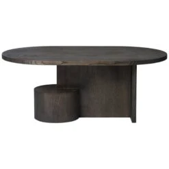 Ferm LIVING Table Basse Insert, Frêne Teinté Noir
