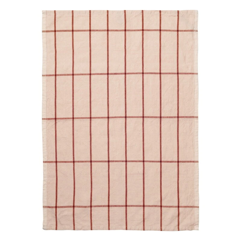 Ferm LIVING Torchon Hale, Rose - rouille 3 Ferm LIVING Torchon Hale, Rose - rouille
