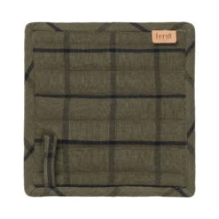 Ferm LIVING Manique Hale, Lot De 2, Vert - Noir