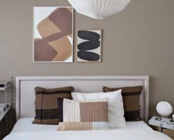 Ferm LIVING Coussin Dry, 50 x 50 cm, Sugar Kelp - Noir -Ferm Living Midsummer Bedroom 13