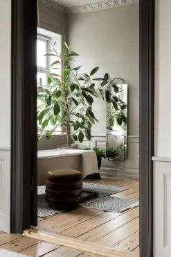 Ferm LIVING Tapis Way, 50 x 70, Blanc Cassé - bleu Foncé -Ferm Living The Home 3days 20198528