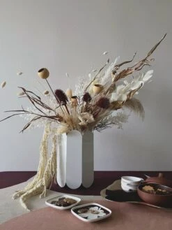 Ferm LIVING Serviettes De Table En Lin, 2 pièces, Chocolat -Ferm Living design stories blomma creatives 1 ma