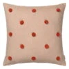 Ferm LIVING Coussin Tufté Dot, Camel - rouge -Ferm Living fermLIVING DotTuftedCushion CamelRed 1104264959 pack 1