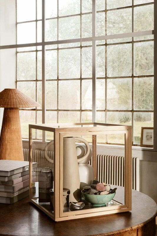 Ferm LIVING Vitrine En Verre Miru, Chêne 7 Ferm LIVING Vitrine En Verre Miru, Chêne – Image 5