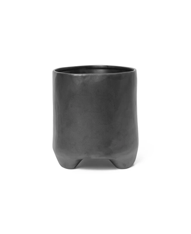 Ferm LIVING Pot De Fleurs Esca, Modèle Moyen, 19 cm, Noir 4 Ferm LIVING Pot De Fleurs Esca, Modèle Moyen, 19 cm, Noir – Image 2