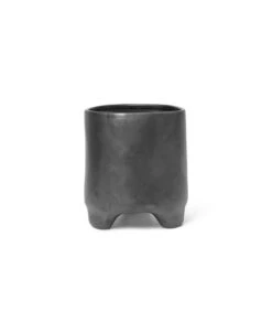 Ferm LIVING Pot De Fleurs Esca, Petit Modèle, 17 cm, Noir -Ferm Living fermLIVING SS22 EscaPot Small 1104265646 pack 2
