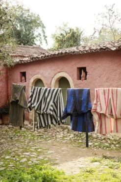 Ferm LIVING Peignoir Field, Olive - Bleu Vif -Ferm Living fermLIVING SS22 FieldRobe image 1