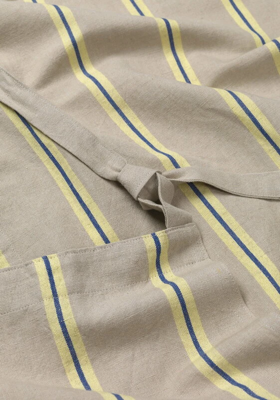 Ferm LIVING Tablier Hale, Huître - citron - Bleu Vif 4 Ferm LIVING Tablier Hale, Huître - citron - Bleu Vif – Image 2