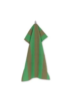 Ferm LIVING Torchon Hale, Olive - vert -Ferm Living fermLIVING SS22 HaleTeaTowel Olive Green 1104265372 pack 2