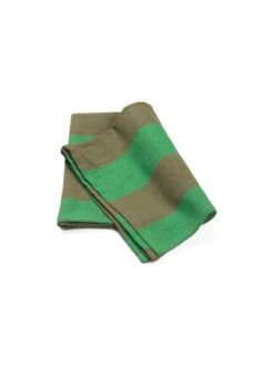 Ferm LIVING Torchon Hale, Olive - vert -Ferm Living fermLIVING SS22 HaleTeaTowel Olive Green 1104265372 pack 4