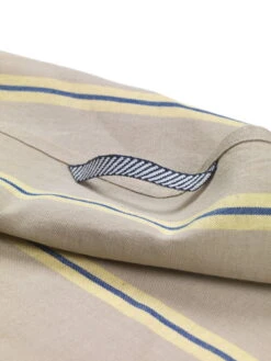 Ferm LIVING Torchon Hale, Huître - citron - Bleu Vif -Ferm Living fermLIVING SS22 HaleTeaTowel Oyster Lemon BrightBlue 1104265367 pack 3