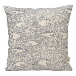 Ferm LIVING Coussin Stream, Blanc Cassé