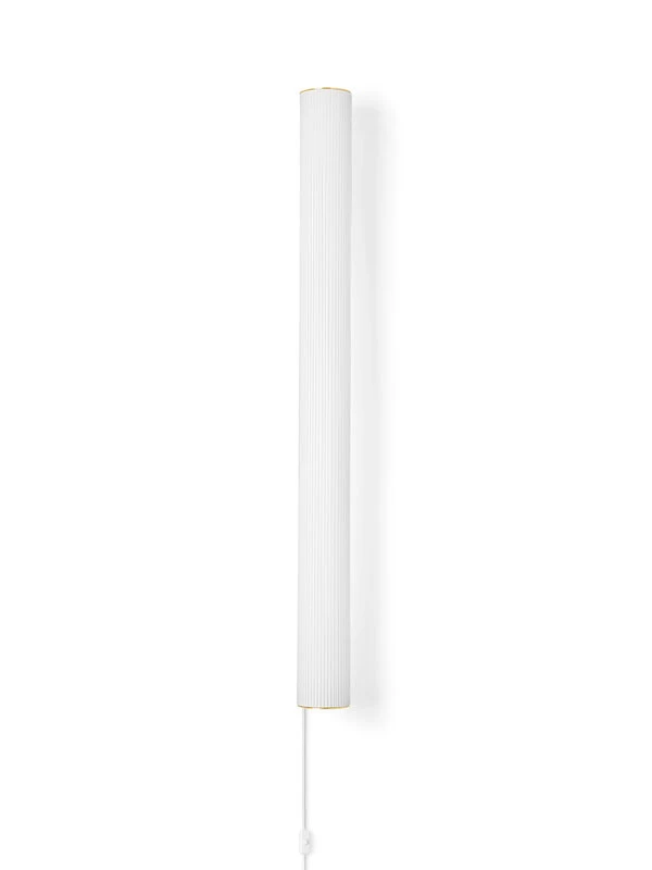 Ferm LIVING Applique Vuelta, 100 cm, Blanc - laiton 4 Ferm LIVING Applique Vuelta, 100 cm, Blanc - laiton – Image 2