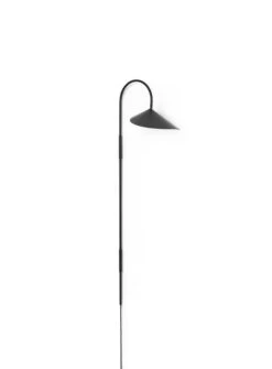 Ferm Living -Ferm Living fermLIVING AW22 ArumTallWallLamp SwingFeature Black 1104266355 pack 1