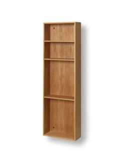 Ferm LIVING Étagère Bon, 80 cm, Chêne Huilé -Ferm Living fermLIVING AW22 Bon Shelf 1104266370 pack 4
