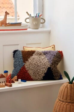 Ferm LIVING Coussin Tufté Harlequin, 40 x 60 cm, Multicolore -Ferm Living fermLIVING AW22 HarlequinTuftedCushion 1104266492 image 4