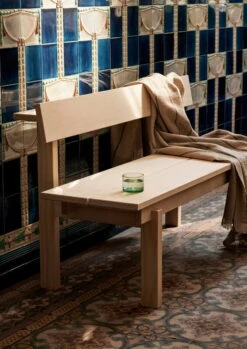 Ferm LIVING Couverture Calm, 120 x 170 cm, Camel - noir -Ferm Living fermLIVING AW22 PekaBench 1104263781 image 1