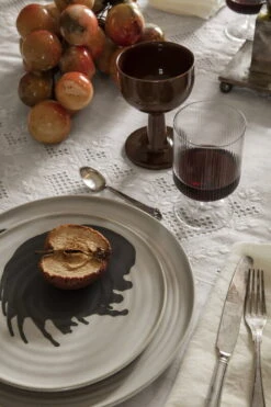 Ferm LIVING Verre à Vin En Céramique Floccula, Soil 11 Ferm LIVING Verre à Vin En Céramique Floccula, Soil -Ferm Living fermLIVING XMAS22 OmhuPlate FlocculaWineGlass image 1