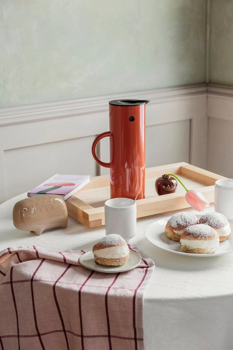 Ferm LIVING Torchon Hale, Rose - rouille 4 Ferm LIVING Torchon Hale, Rose - rouille – Image 2