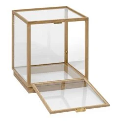 Ferm LIVING Base Pour Vitrine En Verre Miru, Chêne -Ferm Living miru base tammi 4 VS