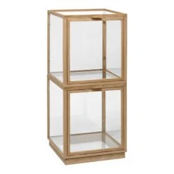 Ferm LIVING Base Pour Vitrine En Verre Miru, Chêne -Ferm Living miru montre tammi 2 VS