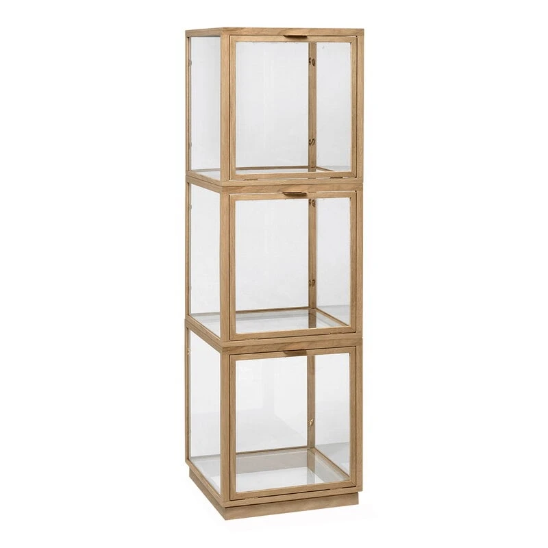 Ferm LIVING Vitrine En Verre Miru, Chêne 4 Ferm LIVING Vitrine En Verre Miru, Chêne – Image 2